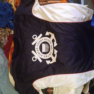 Mens L Coast Guard dri fit short sleeve tee